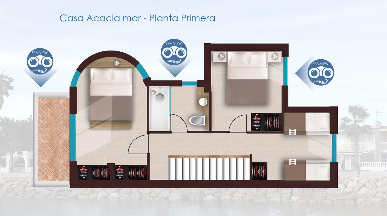 فيلا Casa Acacia Mar كامبريلس المظهر الخارجي الصورة